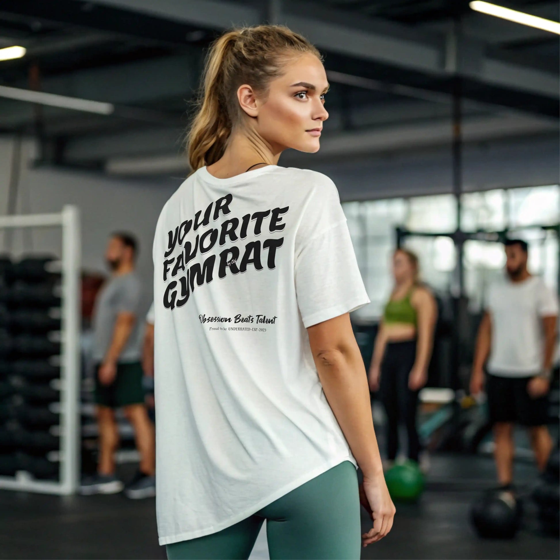 Camiseta oversize mujer YOUR FAVORITE GYMRAT