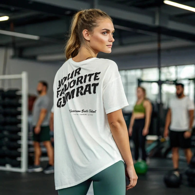 Camiseta oversize mujer YOUR FAVORITE GYMRAT