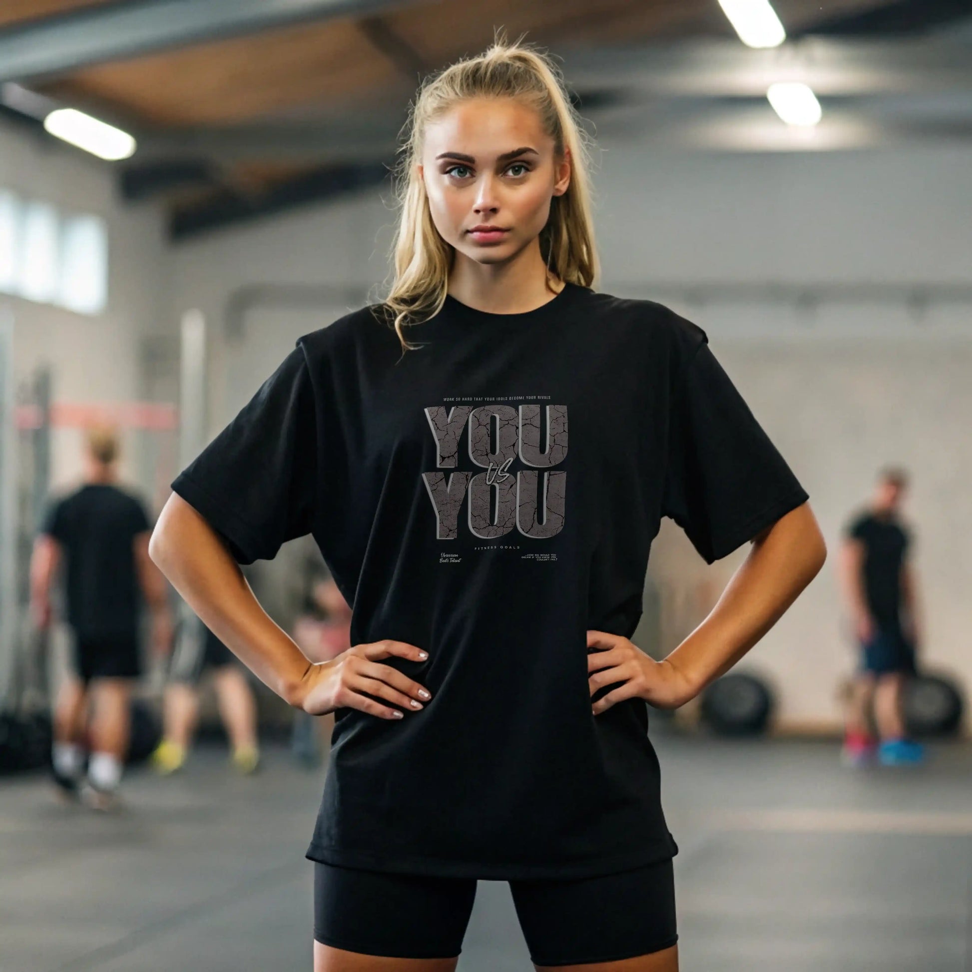 Camiseta oversize mujer YOU vs YOU EN UNDERRATED.ES