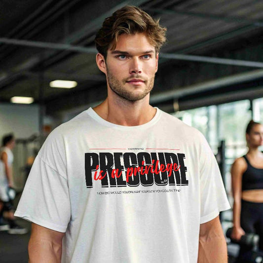 Camiseta oversize pressure is a privilege en underrated.es
