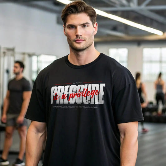 Camiseta oversize pressure is a privilege en underrated.es