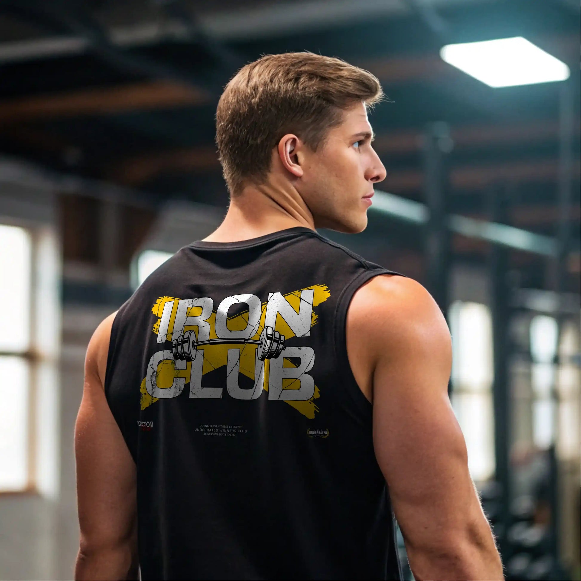 Camiseta sin mangas IRON CLUB EN UNDERRATED.ES