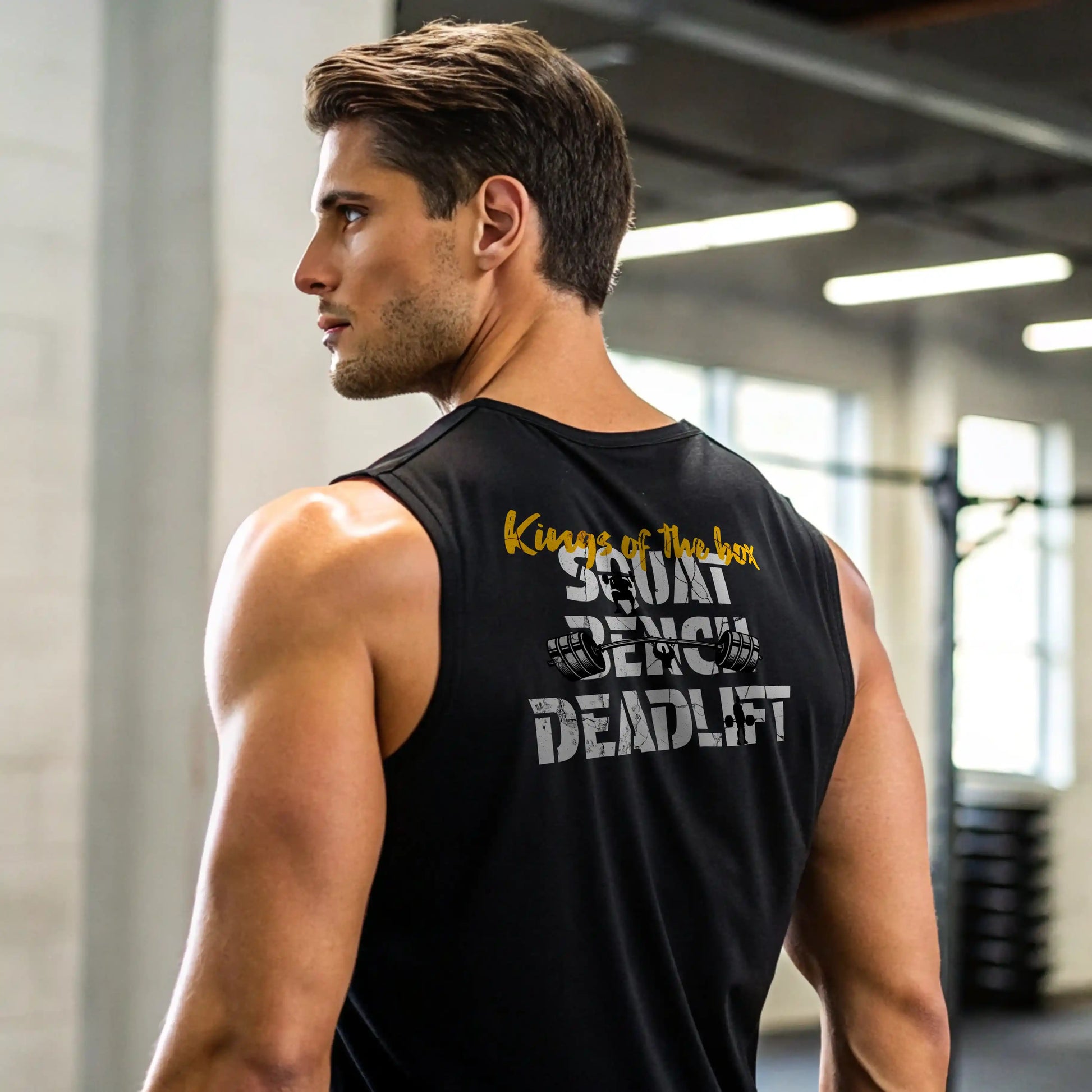 Camiseta sin mangas KING OF THE BOX en underrated.es