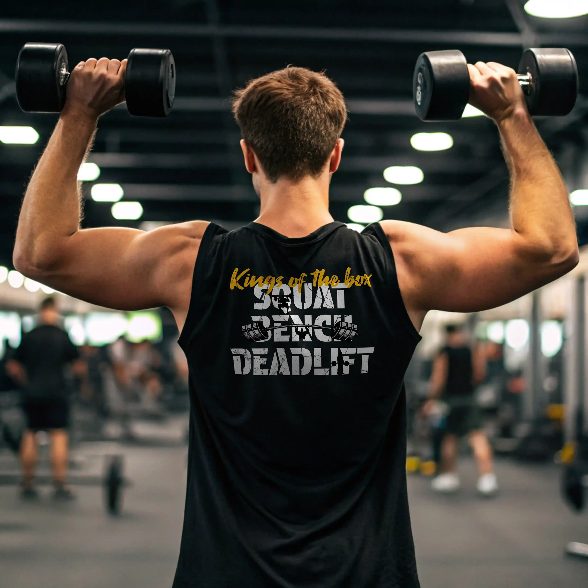 Camiseta sin mangas KING OF THE BOX en underrated.es