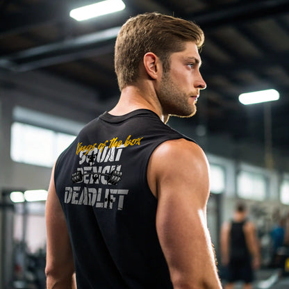 Camiseta sin mangas KING OF THE BOX en underrated.es