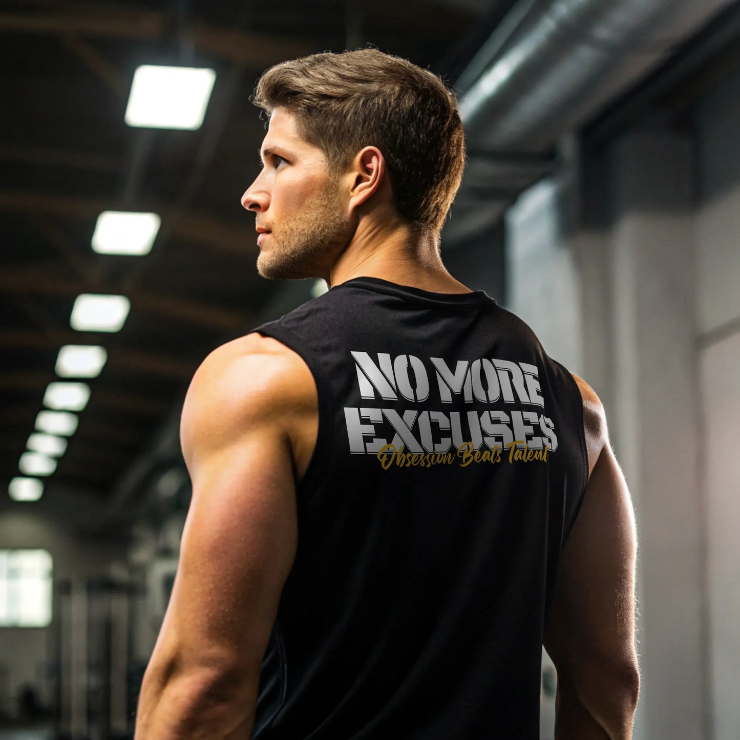 Camiseta sin mangas NO MORE EXCUSES EN UNDERRATED.ES