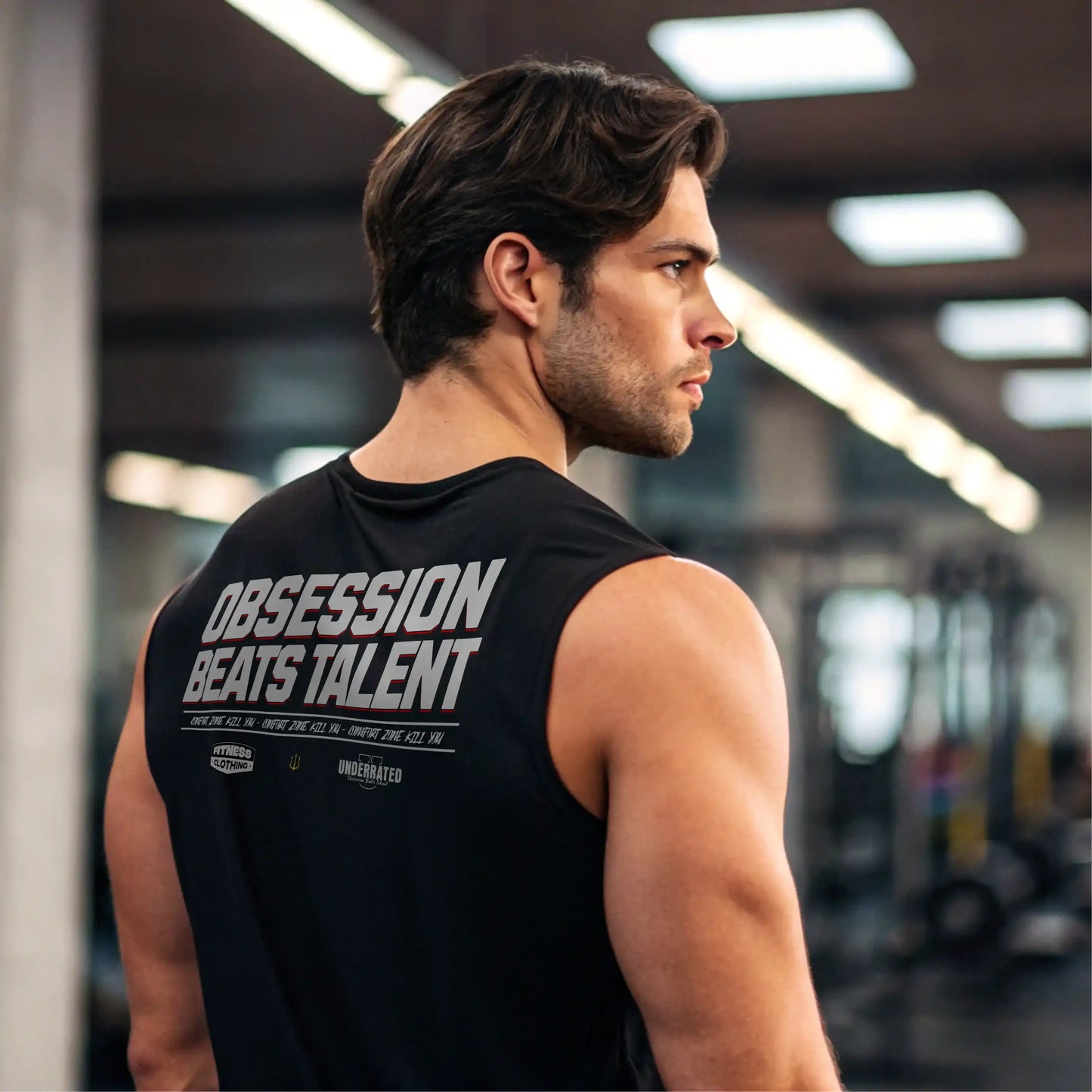 Camiseta sin mangas OBSESSION BEATS TALENT EN UNDERRATED.ES