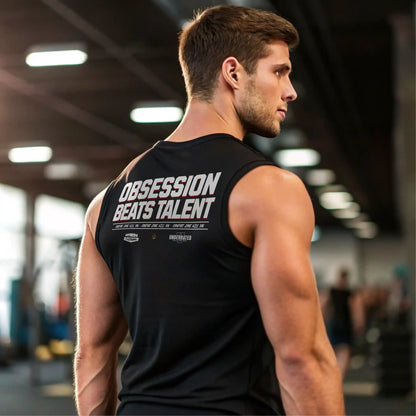 Camiseta sin mangas OBSESSION BEATS TALENT EN UNDERRATED.ES