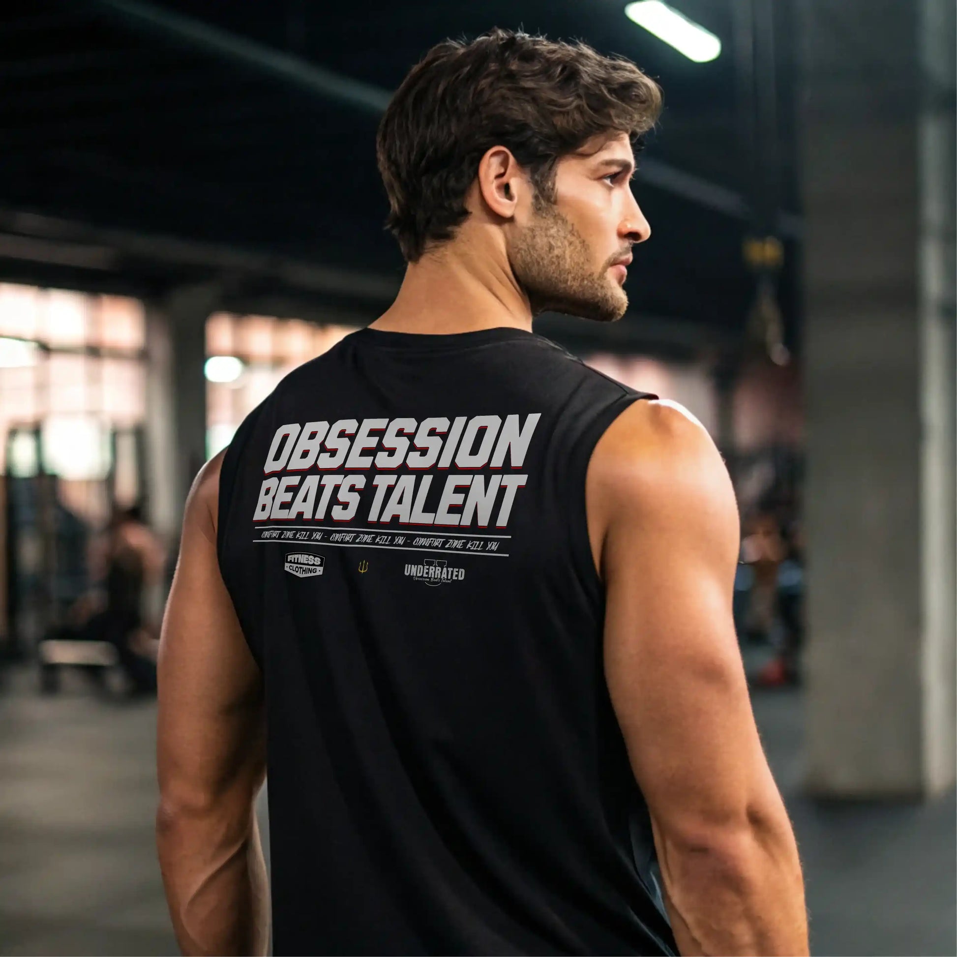 Camiseta sin mangas OBSESSION BEATS TALENT EN UNDERRATED.ES