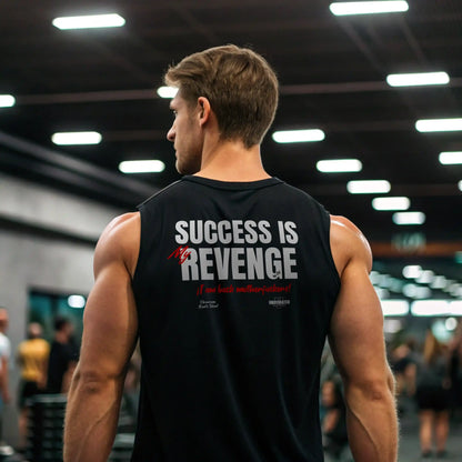 Camiseta sin mangas Success is my revenge en underrated.es