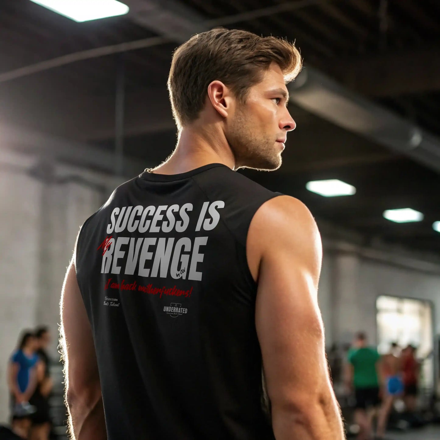 Camiseta sin mangas Success is my revenge en underrated.es