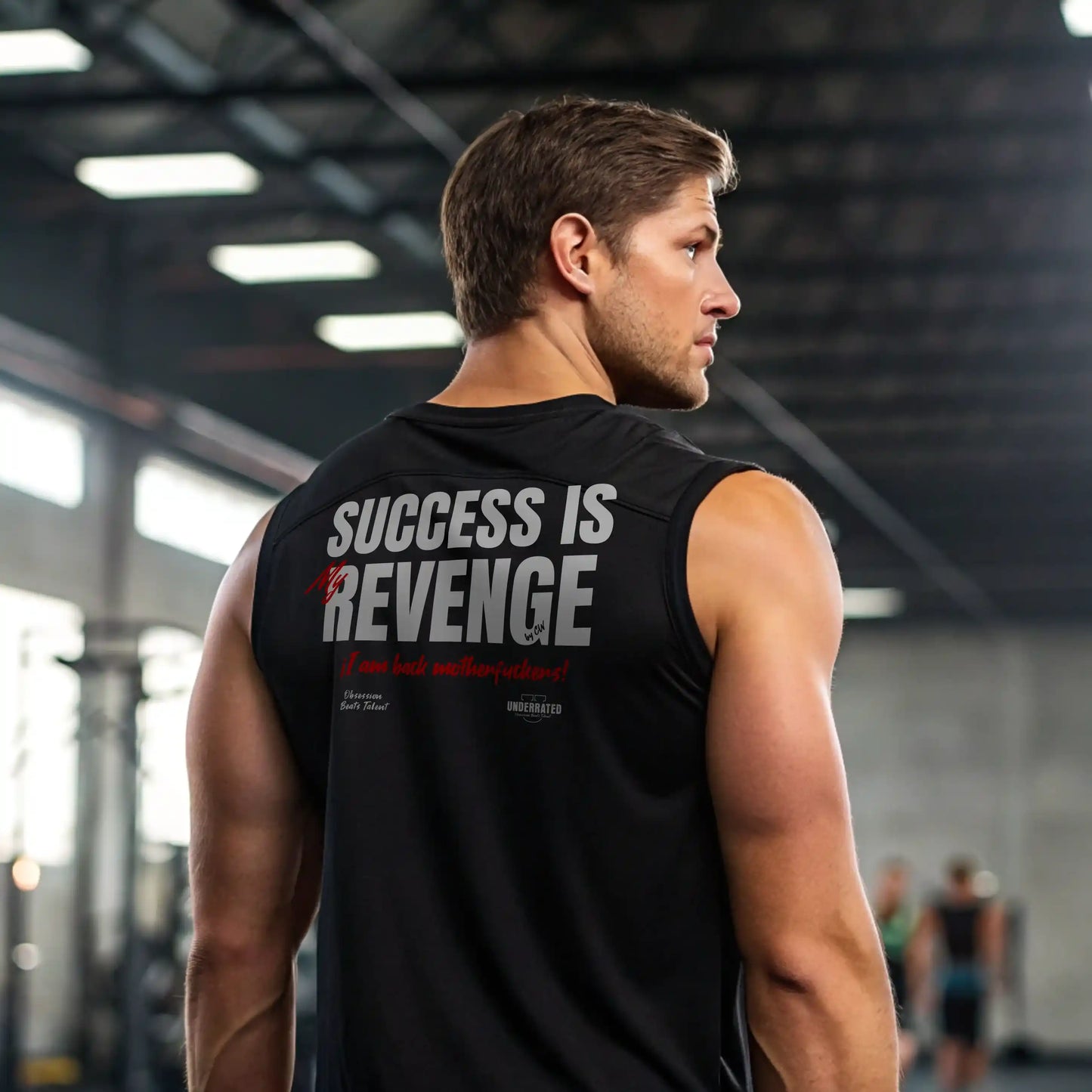 Camiseta sin mangas Success is my revenge en underrated.es