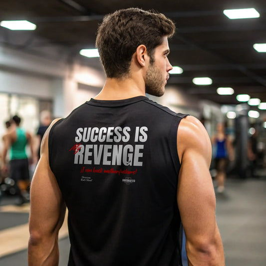 Camiseta sin mangas Success is my revenge en underrated.es