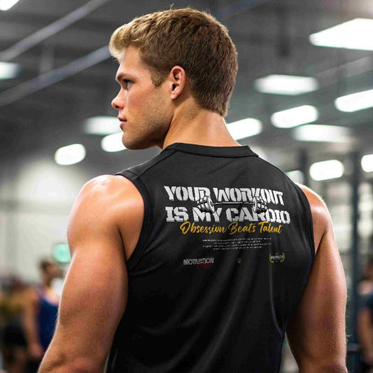 Camiseta sin mangas YOUR WORKOUT IS MY CARDIO EN UNDERRATED.ES