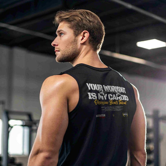 Camiseta sin mangas YOUR WORKOUT IS MY CARDIO EN UNDERRATED.ES