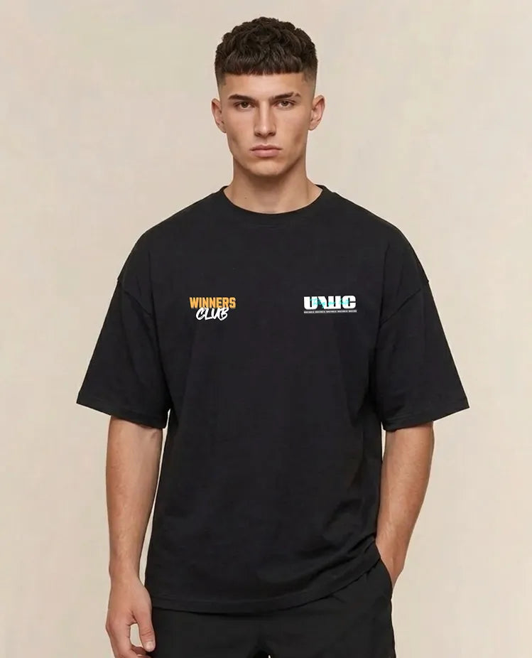 Camisetas oversize gym de la coleccion WINNERS CLUB de underrated