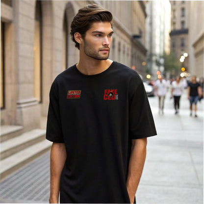 Camiseta streetwear ancha FAKE CEO en UNDERRATED