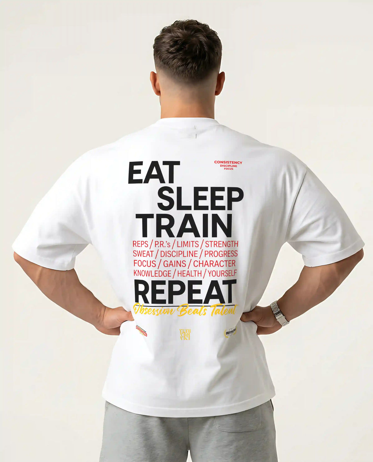 EAT SLEEP TRAIN & REPEAT OVERSIZE