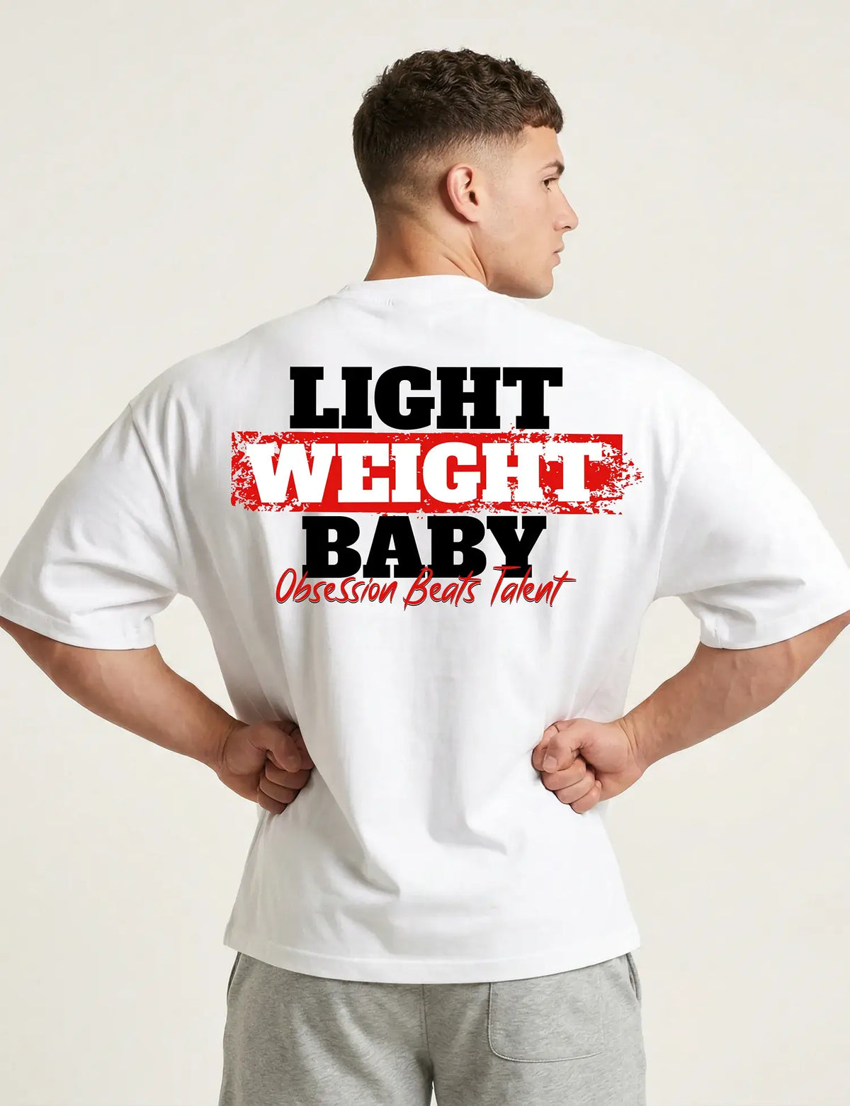 LIGHT WEIGHT BABY CAMISETA OVERSIZE GYM