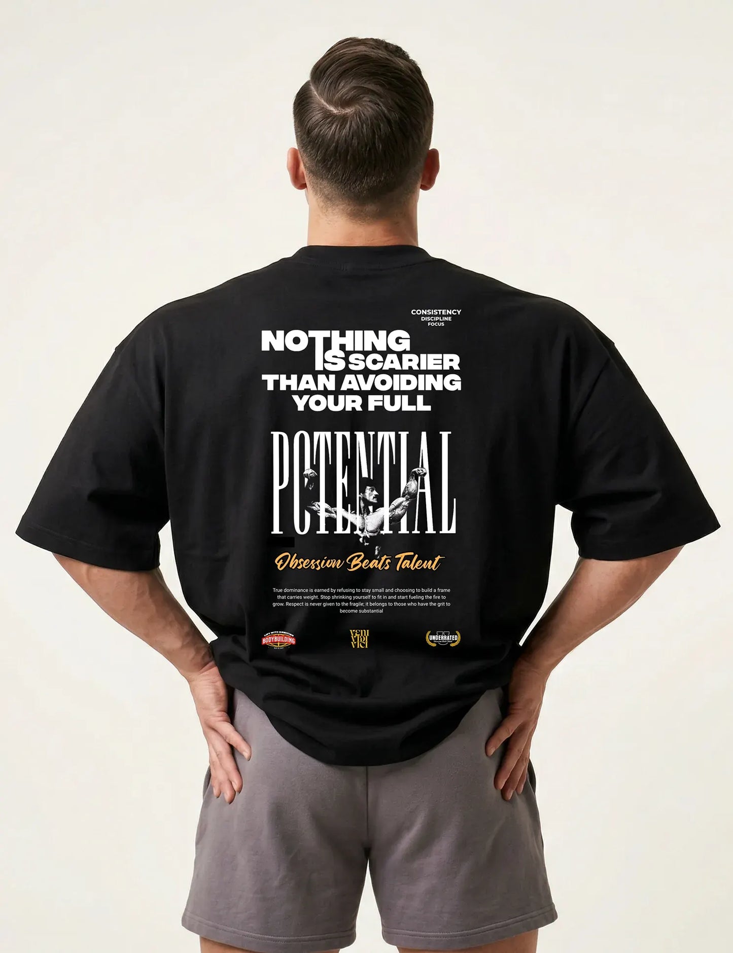 CAMISETA OVERSIZE GYM POTENTIAL