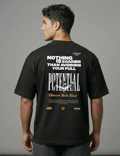 CAMISETA OVERSIZE GYM POTENTIAL UNDERRATED