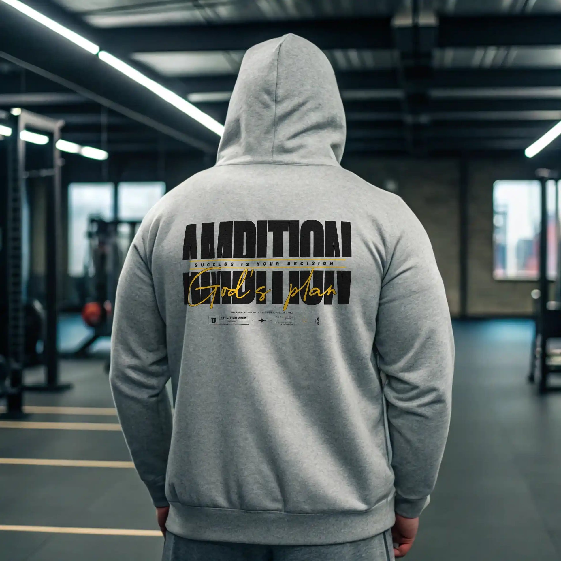 Sudadera gym AMBITION EN UNDERRATED.ES