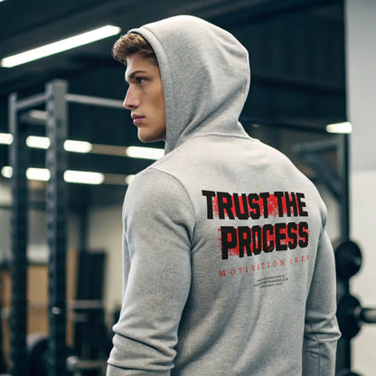 Sudadera gym TRUST THE PROCESS en Underrated.es