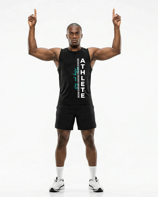 Tank TOP ATHLETE VERT - camiseta sin mangas gym - gustavo - underrated