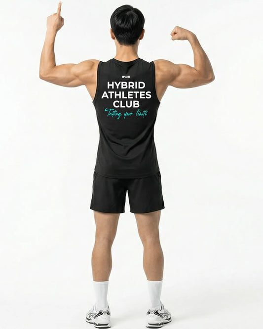 Tank TOP HYBRID ATHLETES CLUB - camiseta sin mangas gym - blanco