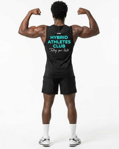 Tank TOP HYBRID ATHLETES CLUB - camiseta sin mangas gym - azul - underrated