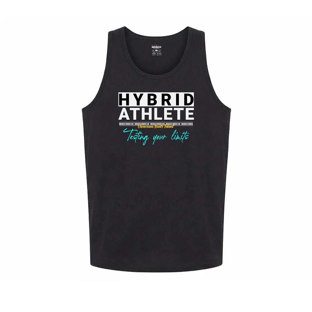 Tank TOP HYBRID RACE FRONT blanca - camisetas hyrox