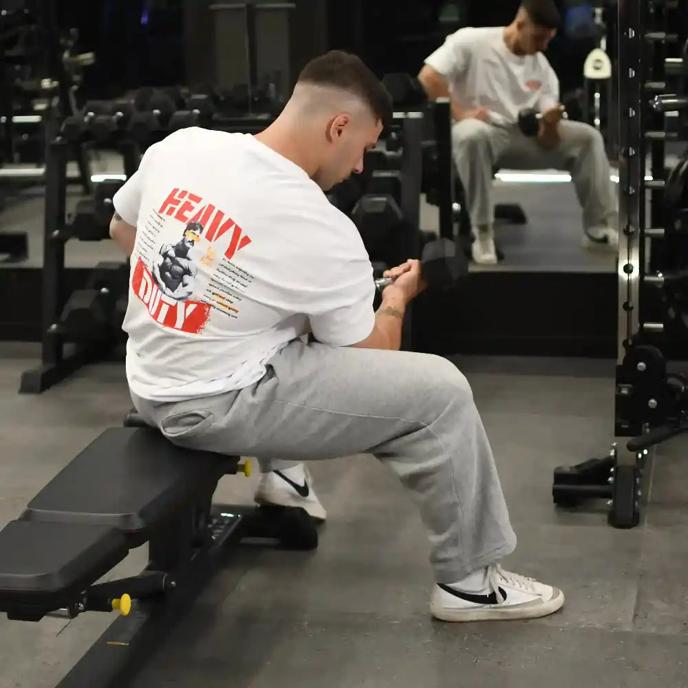 camiseta oversize gym HEAVYDUTY en Underrated