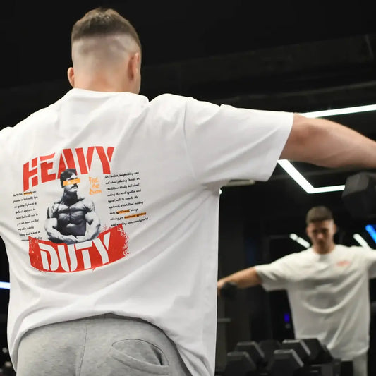 camiseta oversize gym HEAVYDUTY en Underrated