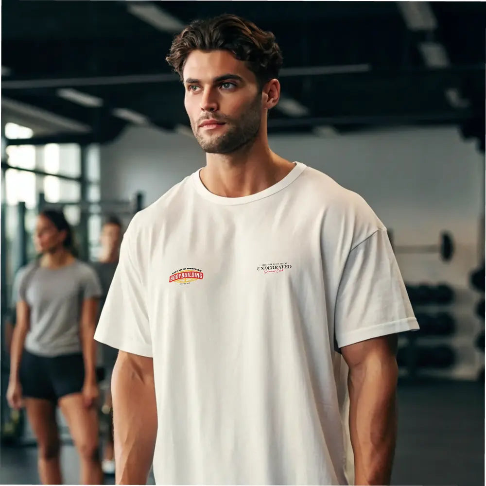 Camiseta oversize gym HEAVY DUTY para hombre - Underrated
